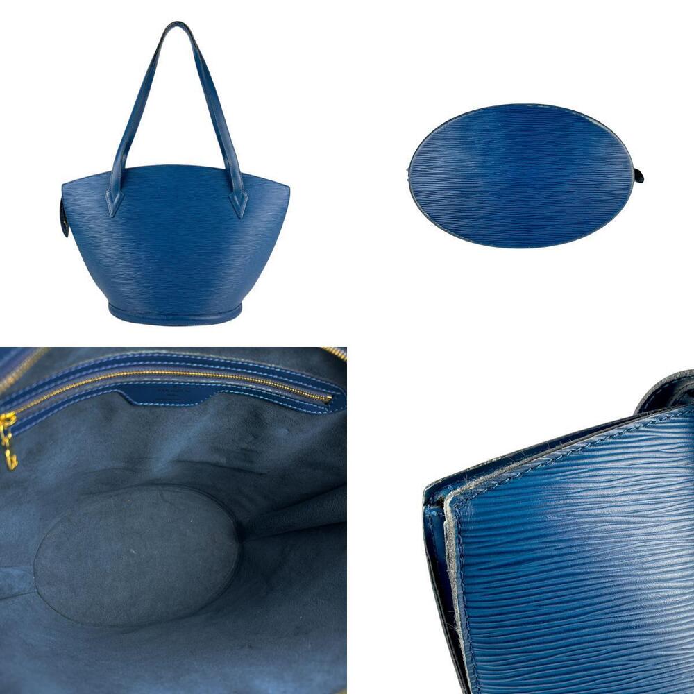 Louis Vuitton Epi Saint Jacques Shopping Shoulder Bag Leather Toledo Blue - Picture 3 of 4